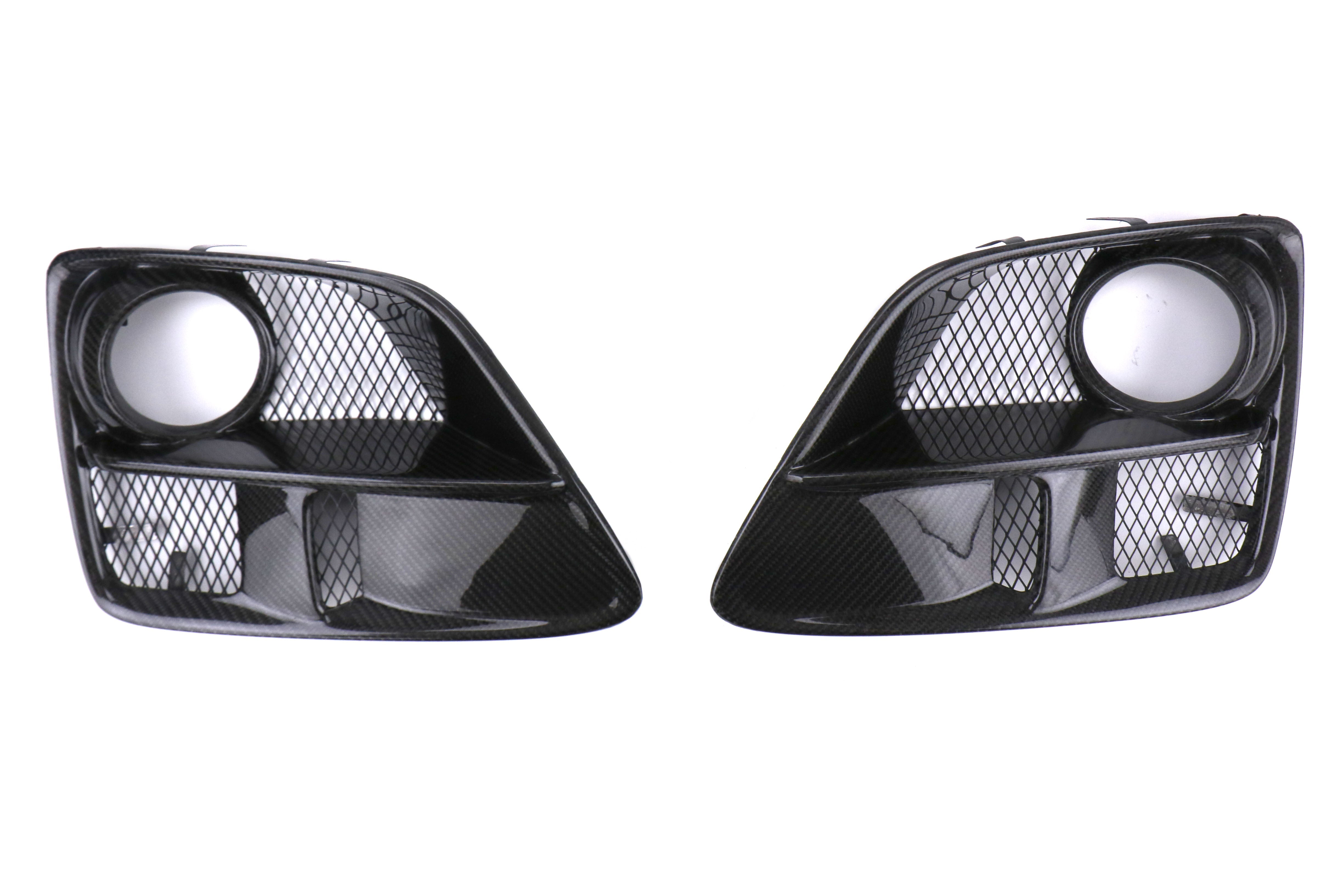 Seibon Carbon Fiber Fog Light Surrounds - 2015-2021 Subaru WRX/STI
